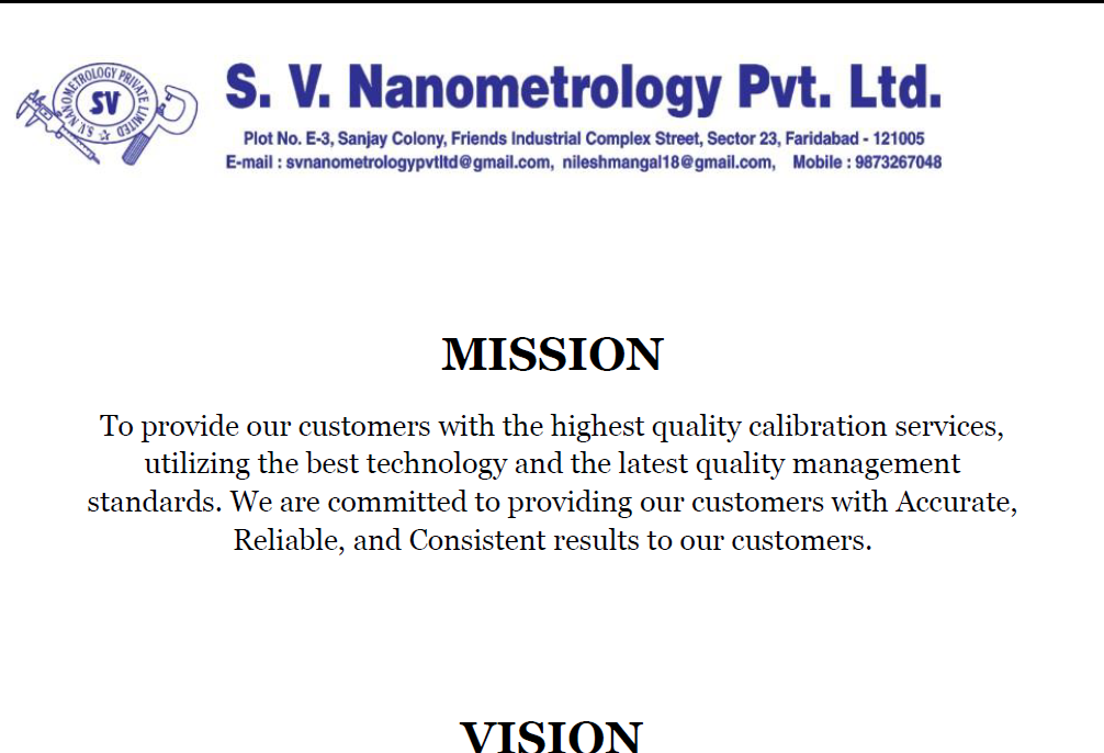 Mission & Vision Statement preview